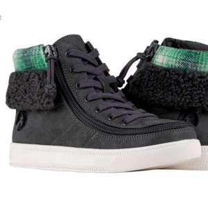 BILLY FOOTWEAR BASKET FOURREES -GREEN/CHARCOAL CUFF  du 20 au 39